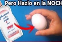SI FROTAS 1 HUEVO CON ACEITE PARA BEBE EN TU CASA SERAS ENVIDIADA HASTA POR TU HIJA.